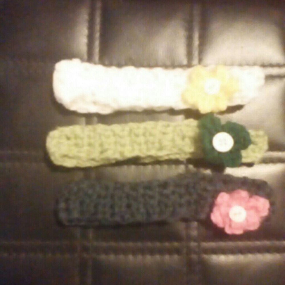 Crochet 3 month old headbands